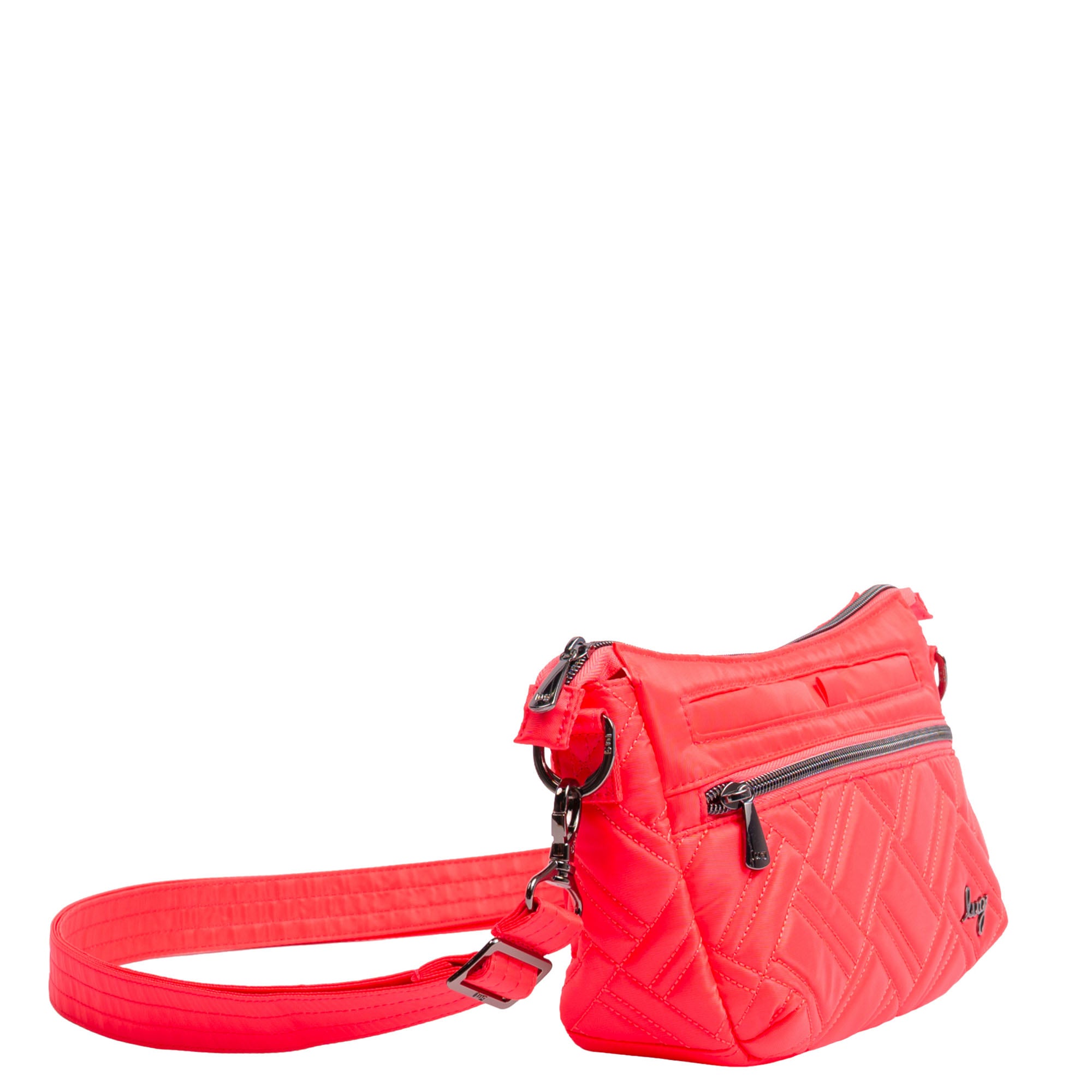 Dash Classic Crossbody - CORAL RED - 24959_Dash_CoralRed_Angle_02